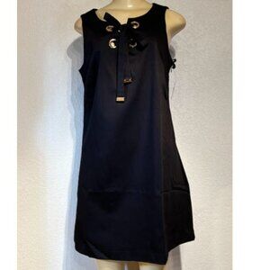 NWT Jessica Simpson Black Lace-Up Mini Dress - Size 6
